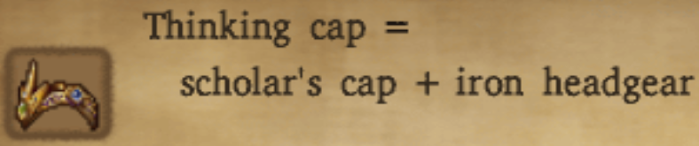 Thinking Cap Alchemy Recipe